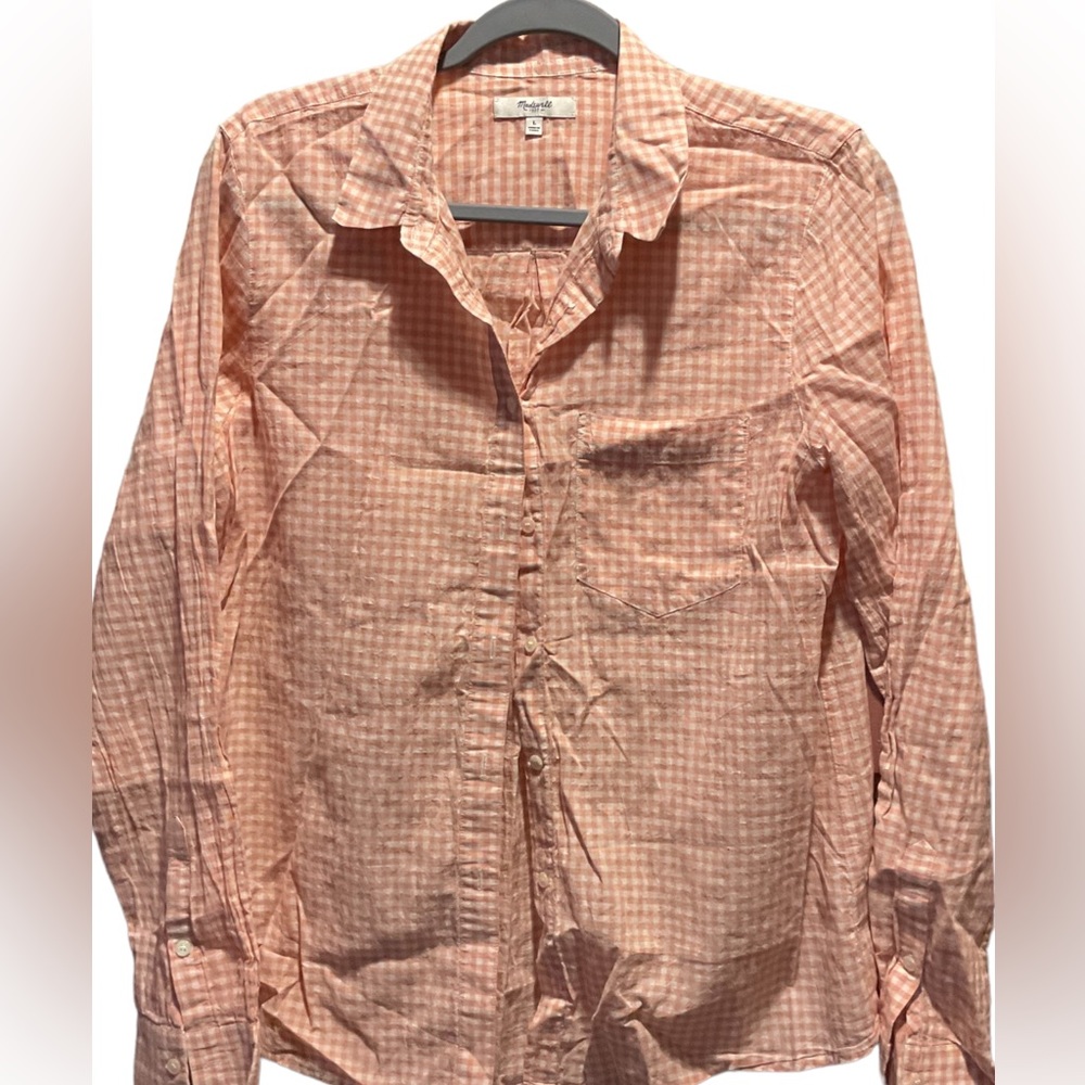 Madewell Checkered Button Down Shirt